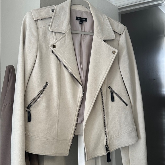 Ivory/cream Ann Taylor Motto Jacket - Picture 6 of 9